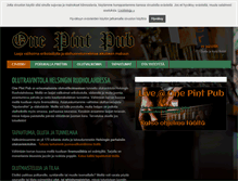 Tablet Screenshot of onepintpub.com